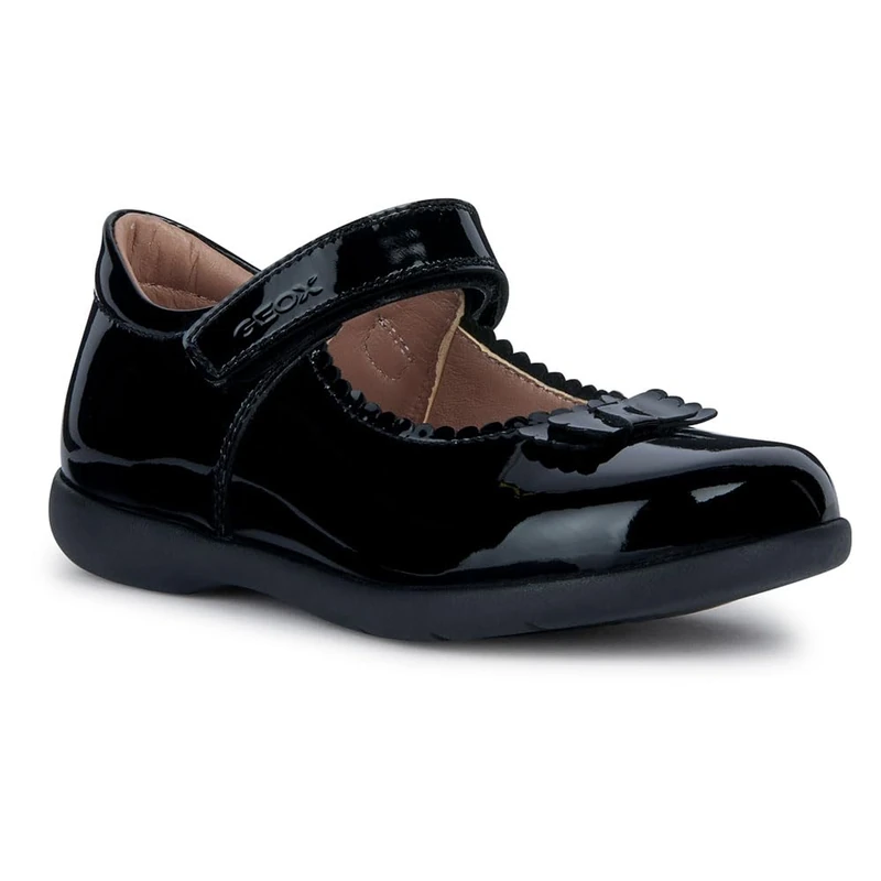 Geox J Naimara Girl A Ballet Flat, Black, 1.5 UK