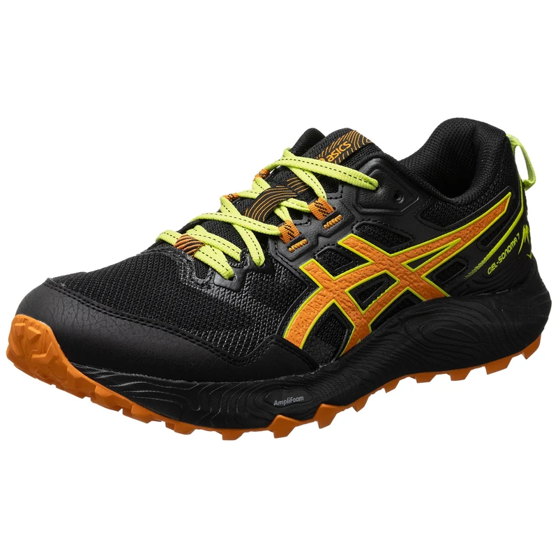ASICS 1011B595-002 Gel-Sonoma 7 Men Black/Bright Orange UK 8.5