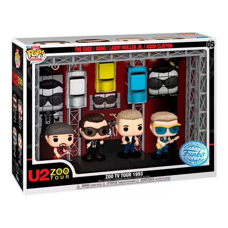 Funko Pop! Moments Deluxe: U2 - Daisy - Zoo TV Tour - (1993) Stage - Collectable Vinyl Figure - Gift Idea - Official Merchandise - Toys for Kids & Adults - Music Fans - Model Figure for Collectors