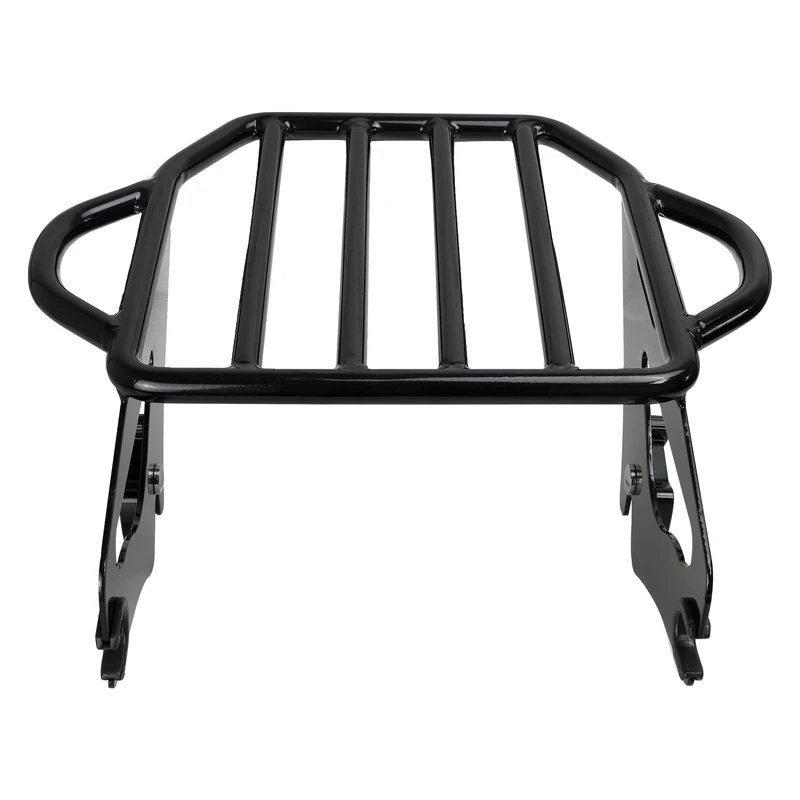SWESGI Detachable Luggage Rack 2-Up Mounting Rack Compatible for Harley Davidson Touring Road King Street Electra Glide 2009-2023,Black