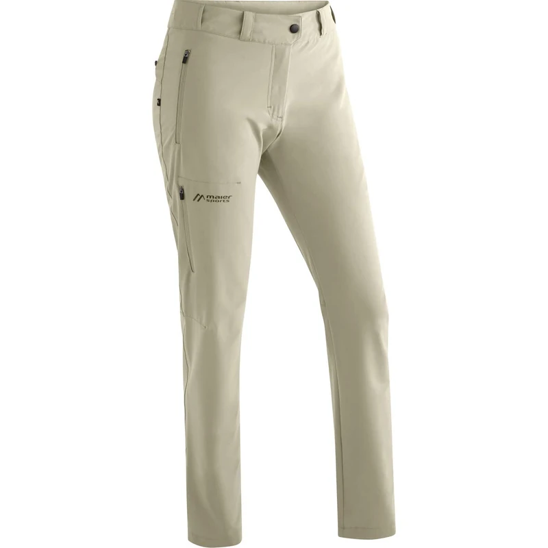 Maier Sports Latit Slim W Women's Hiking Trousers Brown