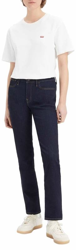 Levi's Women's 712 Slim Fit Jeans, Blue Wave Rinse, 25W / 28L