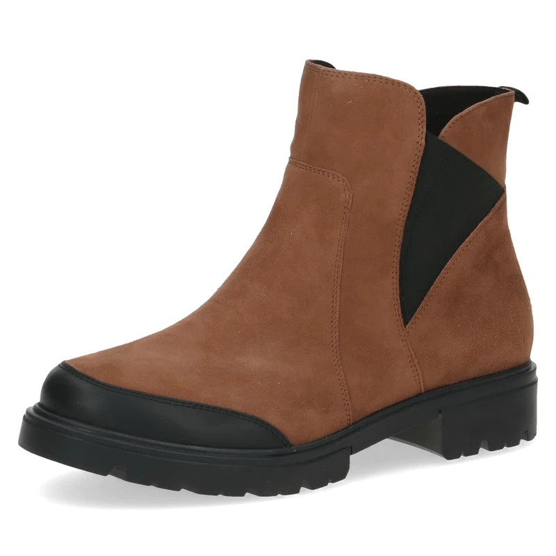 CAPRICE Ankle Boots 9-25451-41 G Width, Muscat Suede, 6 UK