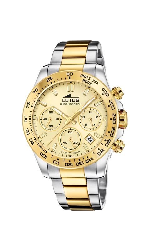 Lotus Men's Watch 18913 - Silver-Gold Stainless Steel Bracelet
