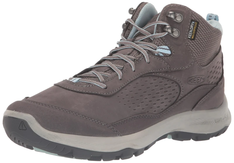 KEEN Women TERRADORA EXPLORER MID WP, Steel Grey/Clear Sky, 12