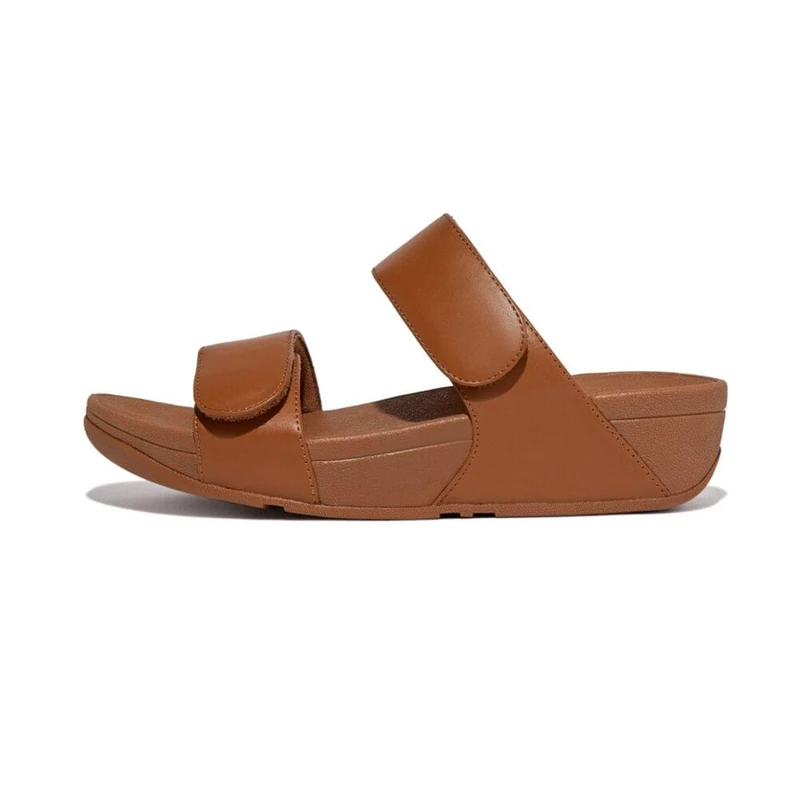Fitflop Lulu Adjustable Leather Slides