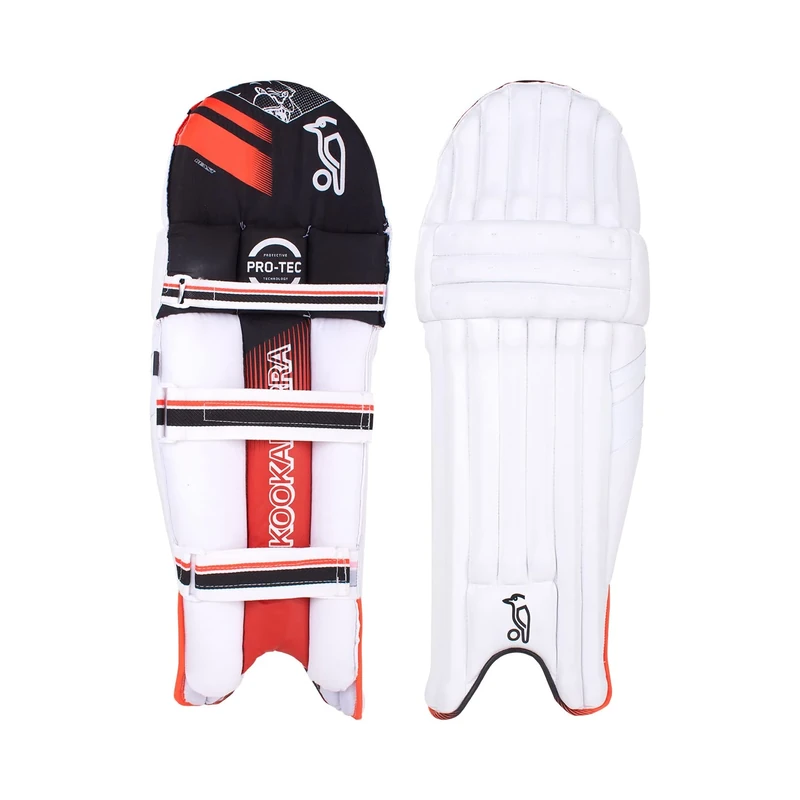 KOOKABURRA Unisex Youth Beast 5.1 Batting cricket pads, White, Extra Small Junior Right Hand UK
