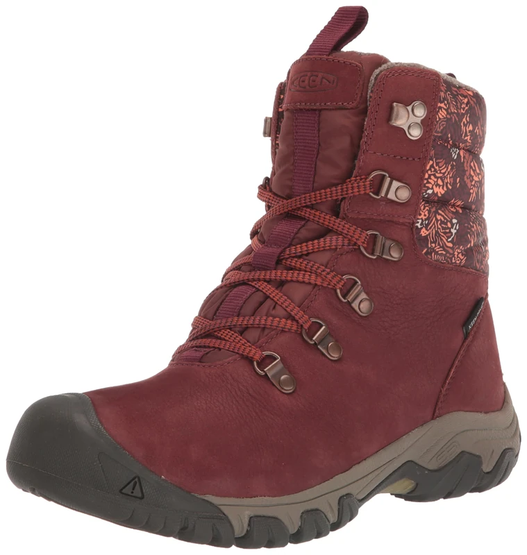 KEEN Women Greta Waterproof Snow Boot - Andorra/Baked Clay