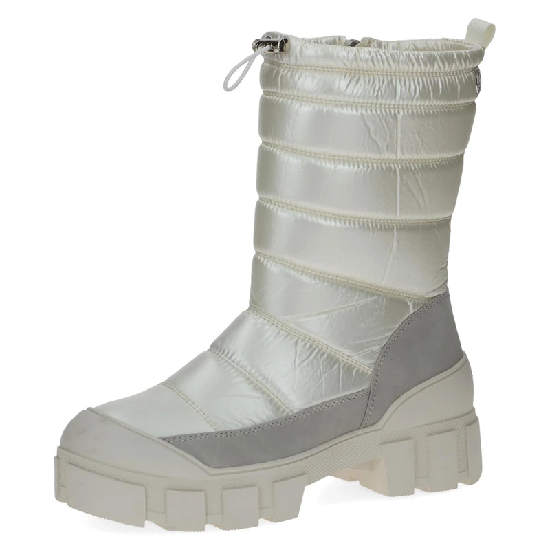 CAPRICE Women's winter boots with heel Climotion Lined Platform Width G, Multicolor (Pearl Comb), 6 UK