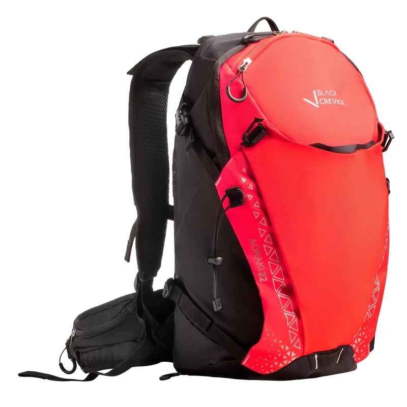 Black Crevice aoraki Backpack, red, 22 Liter