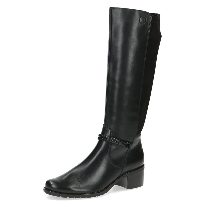 Caprice Boots 9-25508-41 G Width, Black (Black Comb), 5.5 UK