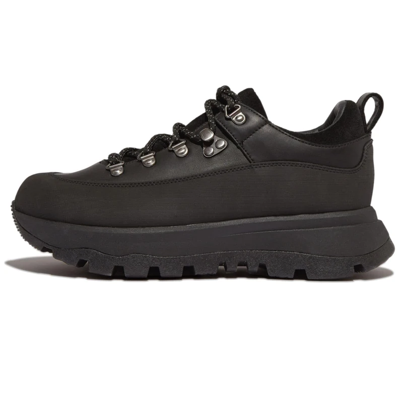Neo D Hyker Waterproof Leather Sneakers All Black