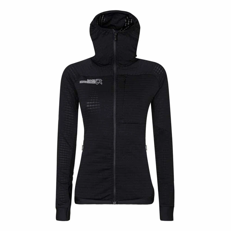 Rock Experience REWC01881-0208 REPTILE HOODIE WOMAN FLEECE Sweatshirt Women's CAVIAR M