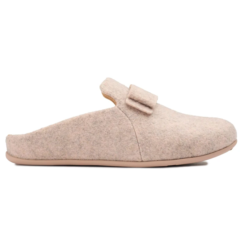 Fitflop Chrissie II Haus Bow Felt Slippers - Image 1