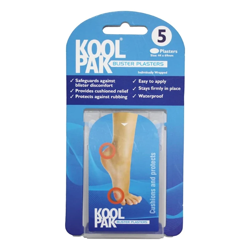 Koolpak Blister Plasters - 4.4cm x 6.0cm (Pk 5) - Pack of 24