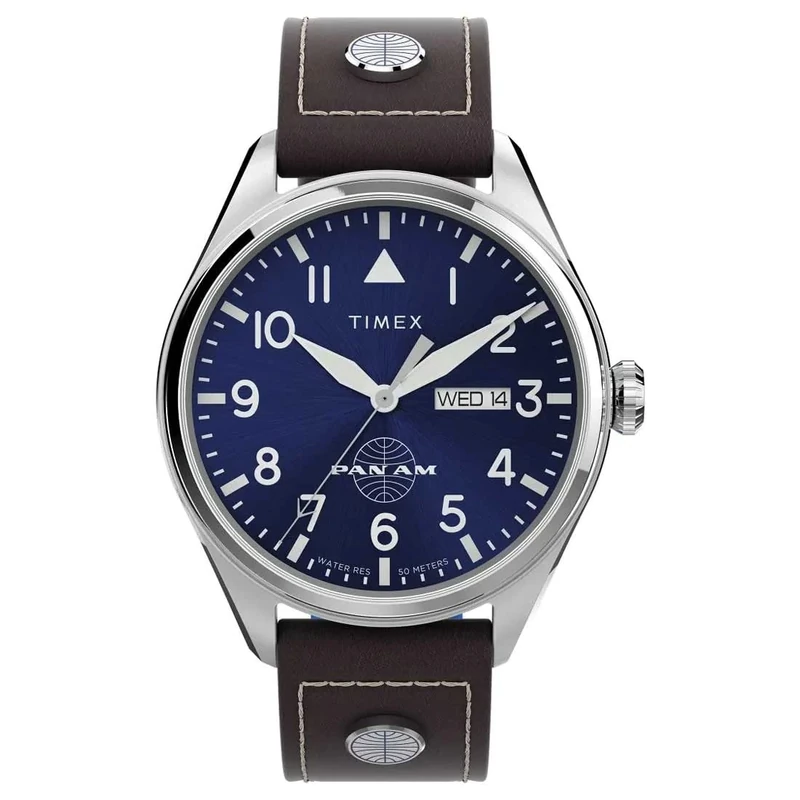 Timex Men's Analogue Quartz Watch with Leather Strap TWG030100