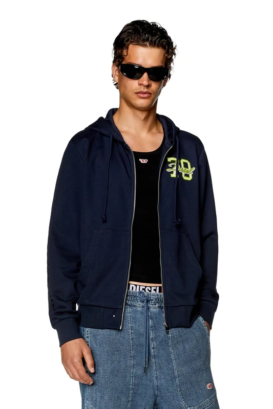 Diesel_S-GINN-HOOD-ZIP-K9 F_SWEATSHIRT_Blue_XS