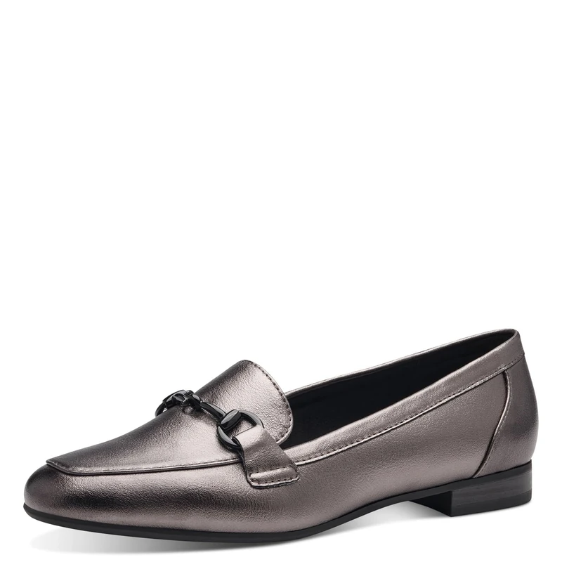 MARCO TOZZI Women's 2-24213-41 Slipper, Pewter, 5.5