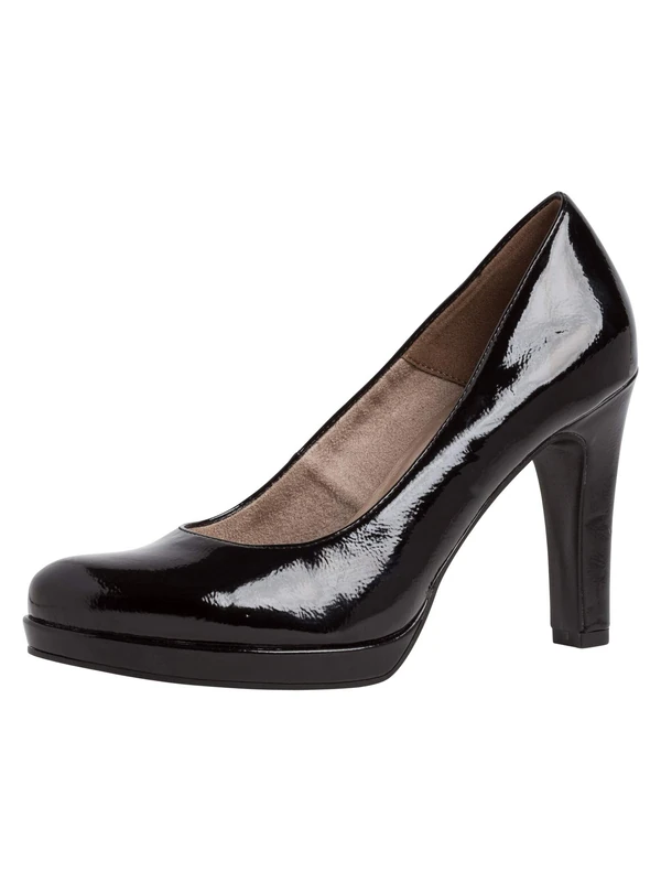 Tamaris Women's pumps with block heel black 7.5 UK