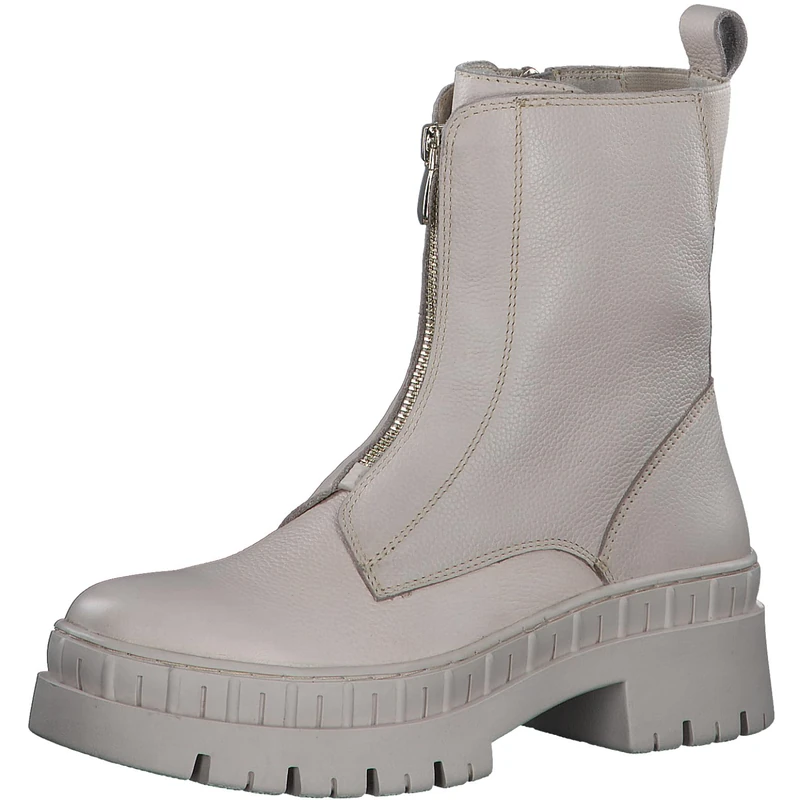 MARCO TOZZI Women's 2-25409-41 Boot Flat, Cream, 5