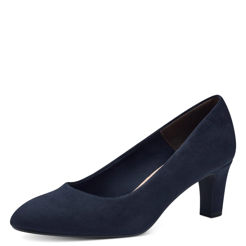 Tamaris Women's pumps with block heel blue 5.5 UK
