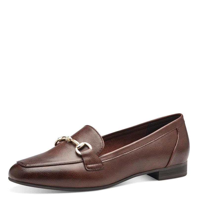 MARCO TOZZI Women's 2-24213-41 Slipper, Chestnut, 3.5
