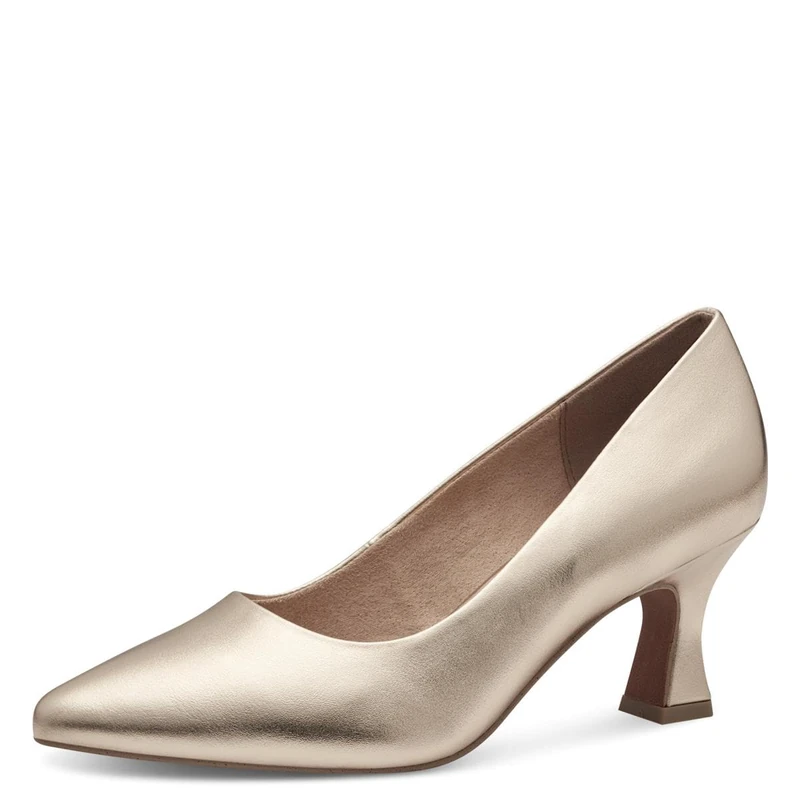 MARCO TOZZI Women's 2-22420-41 Pumps, Gold, 5