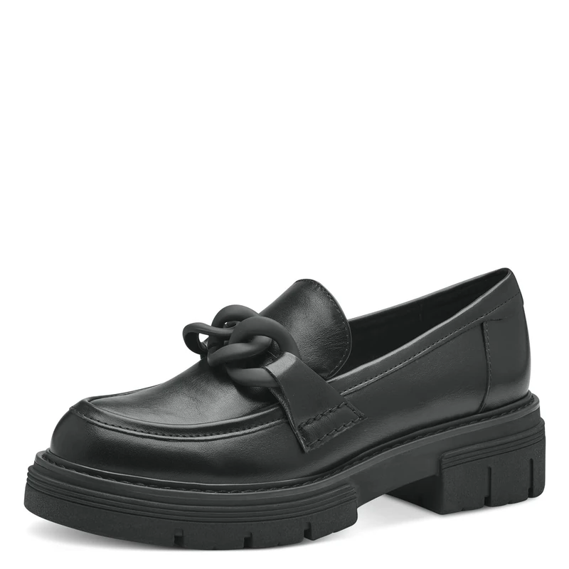 MARCO TOZZI Women's 2-24705-41 Slipper, Black, 3.5