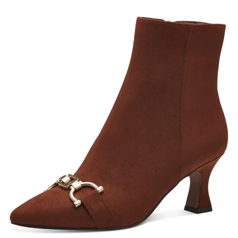 MARCO TOZZI Women's 2-25319-41 Boot Heel, Cognac, 8 - Image 1