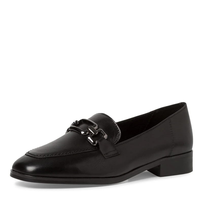 Tamaris Women's Slippers, Women's Slip-on, touchit Footbed, Black (Black Leather), 5 UK
