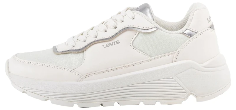 Levi's Women's Wing Sneakers, Brilliant White, 7 UK