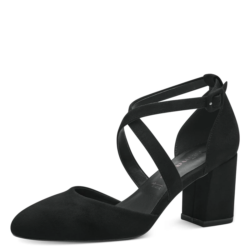 Tamaris Women's Vegan Court Shoes, Black, 4 UK