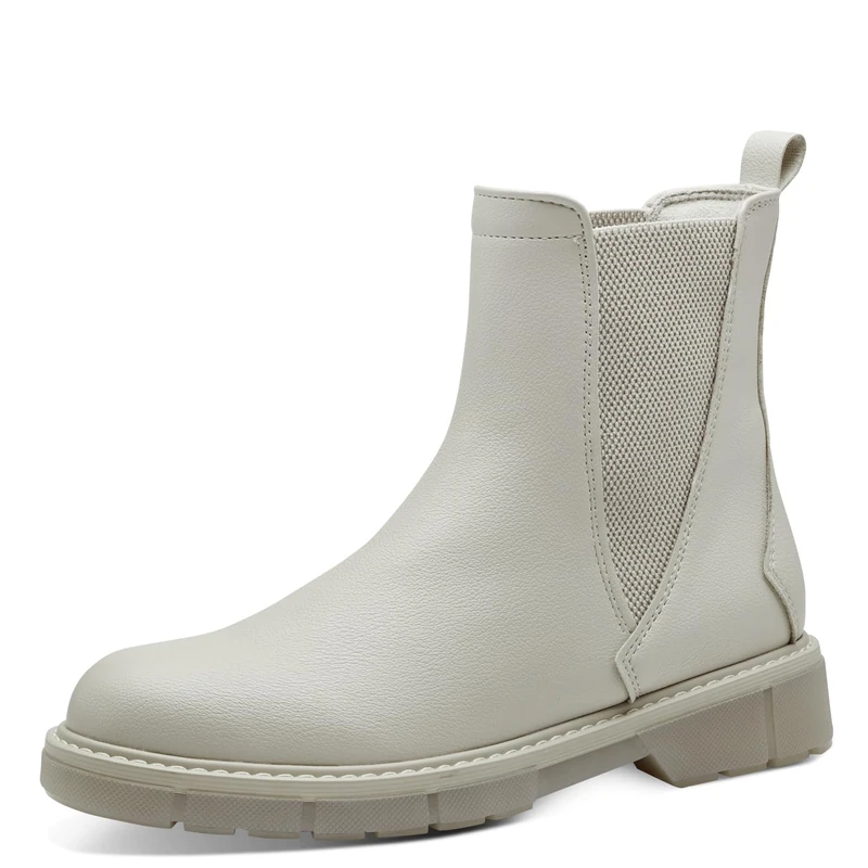 MARCO TOZZI Women's 2-25443-41 Chelsea, Cream, 5.5