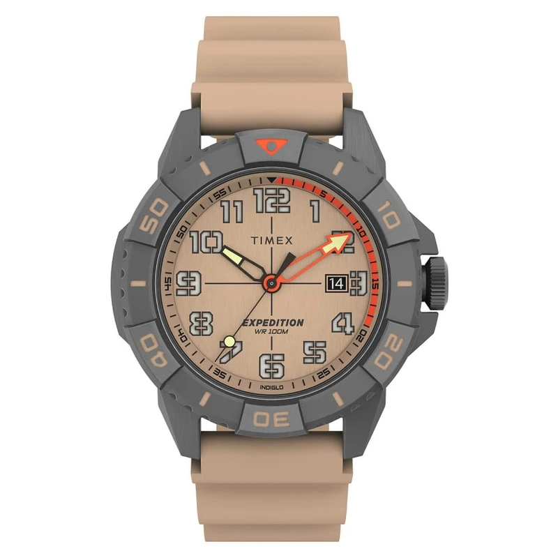 Timex Men's Analogue Watch with a Silicone Strap Expedition North Ridge
