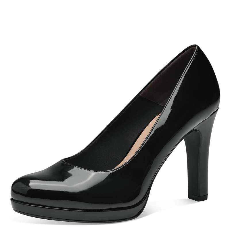 Tamaris Women's pumps with block heel black 5 UK