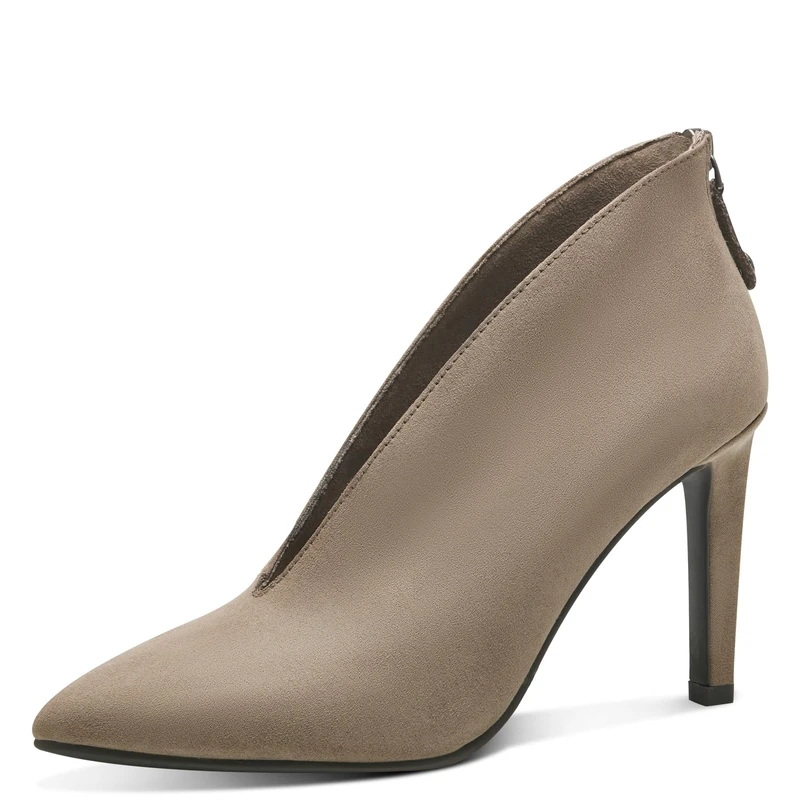 MARCO TOZZI Women's 2-25019-41 Boot Heel, Stone, 6.5