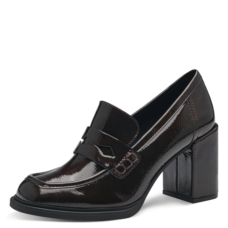 MARCO TOZZI Women's 2-24403-41 Slipper, Mocca Patent, 3.5