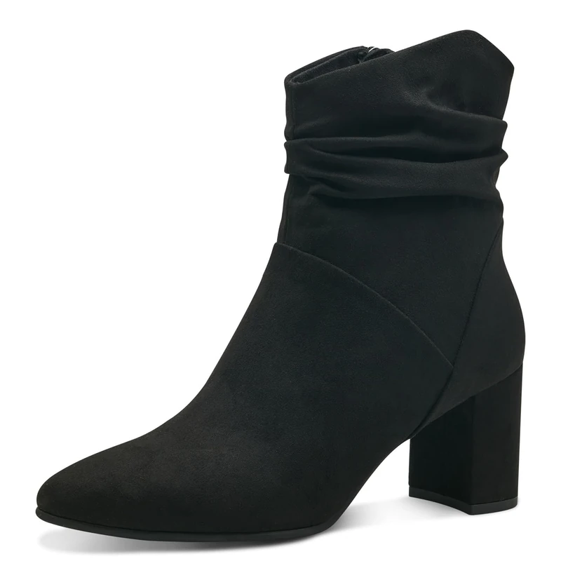 MARCO TOZZI Women's 2-25307-41 Boot Heel, Black, 3.5