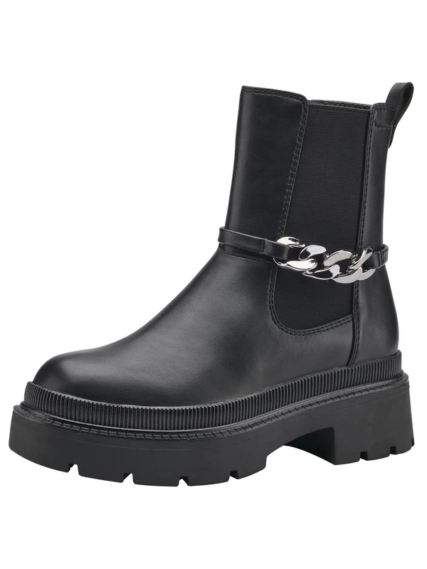 Tamaris Women's 1-1-25497-41 Ankle Boot, Black, 6.5 UK