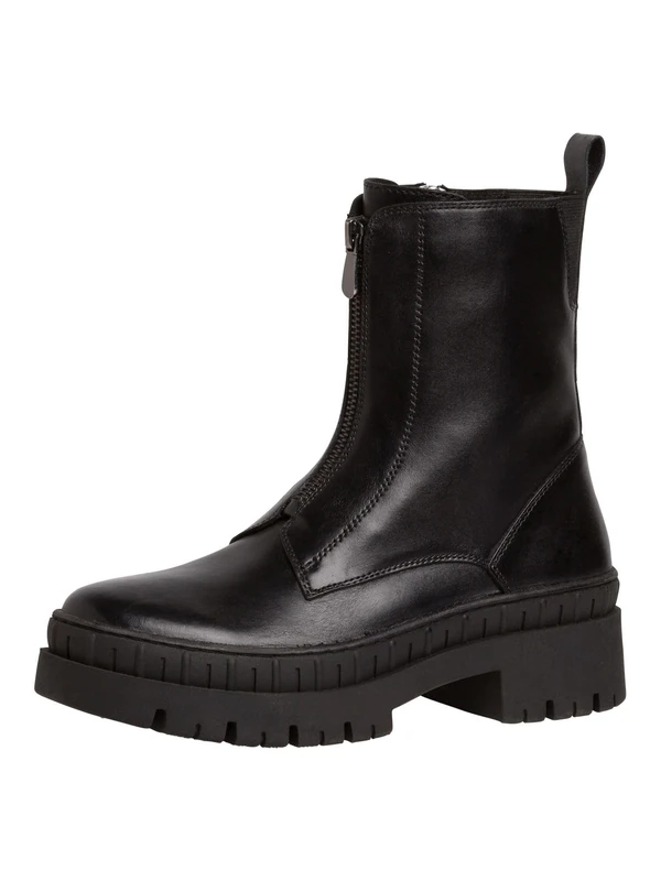 MARCO TOZZI Women's 2-25409-41 Boot Flat, Black, 4