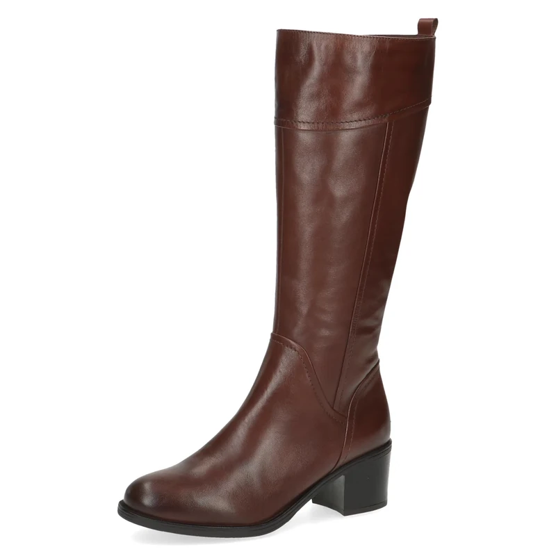 Caprice Boots 9-25500-41 G Width, Cognac Nappa, 6 UK