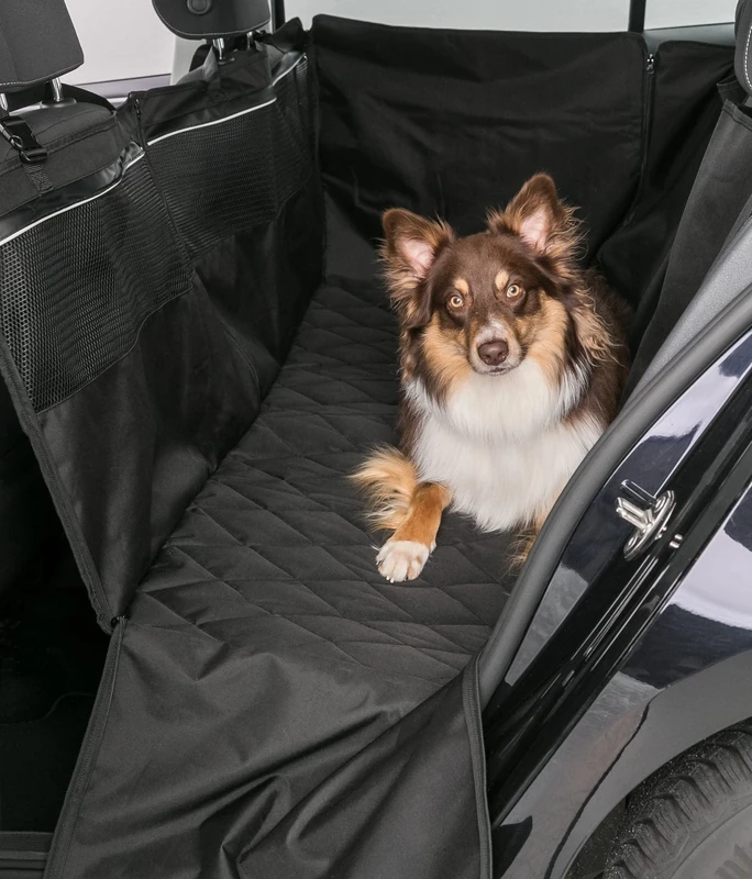 Car seat cover, 1.55 × 1.30 m, black