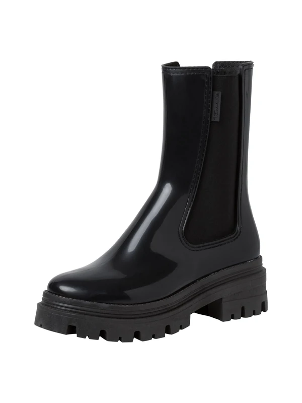 Tamaris Women's Platform Ankle Boots, Women's Ankle Boots, Interchangeable Footbed, black, 5 UK