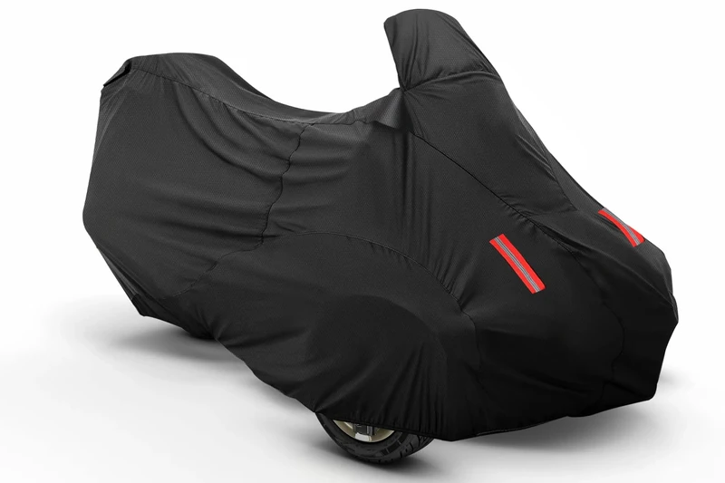 Can Am Spyder Cover 2022, Can Am Spyder Cover Waterproof All Weather, 420D Oxford Cloth PU Coating, Waterproof and Anti-UV Anti-Dust, Can Am Spyder Cover with Reflective Strip
