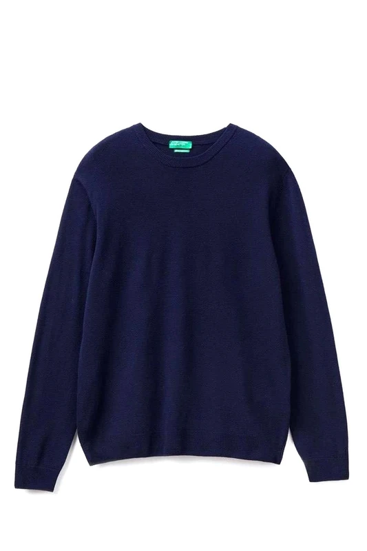 United Colors of Benetton M/C Sweater, Dark Blue 016, S