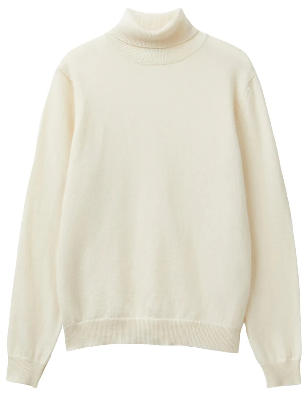 United Colors of Benetton Women's Sweater, White Cream 000, XL