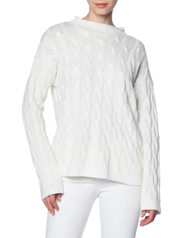 United Colors of Benetton Women's Sweater Turtleneck M/L 1335d2467, White Cream 000, L