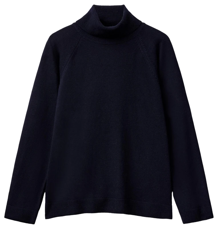 United Colors of Benetton Women's Sweater, Dark Blue 66U, S