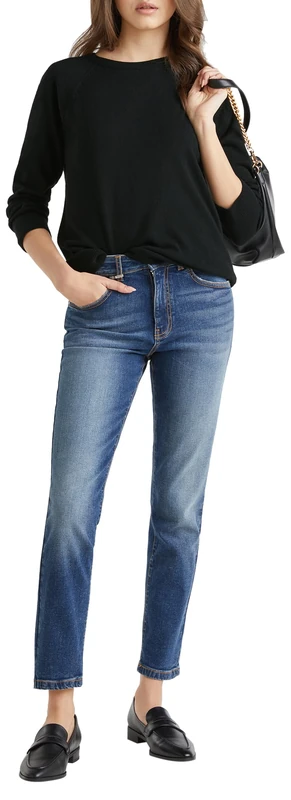 United Colors of Benetton Women's Jersey M/L 1035d1p17 Sweater, Black 700, S