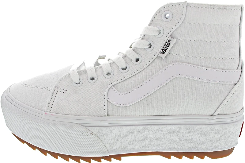 Vans Women's Filmore Hi Tapered Platform St Sneaker, Canvas White, 6 UK